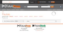 Tablet Screenshot of futurapress.com.br